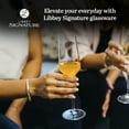 thumbnail image 2 of Libbey Signature Greenwich Champagne Flute Glasses Set, Stylish, Dishwasher Safe Champagne Glasses Set of 4, Champagne Gift Set for Weddings and Events, 2 of 6