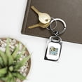 thumbnail image 4 of Cute But Ill Fight You Keychain, Raccoon Keychain, Raccoon Charm, Raccoon Keyring, Gift for Her, Raccoon Lover, 4 of 4