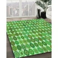 thumbnail image 2 of Ahgly Company Indoor Rectangle Patterned Dark Lime Green Area Rugs, 2' x 4', 2 of 6