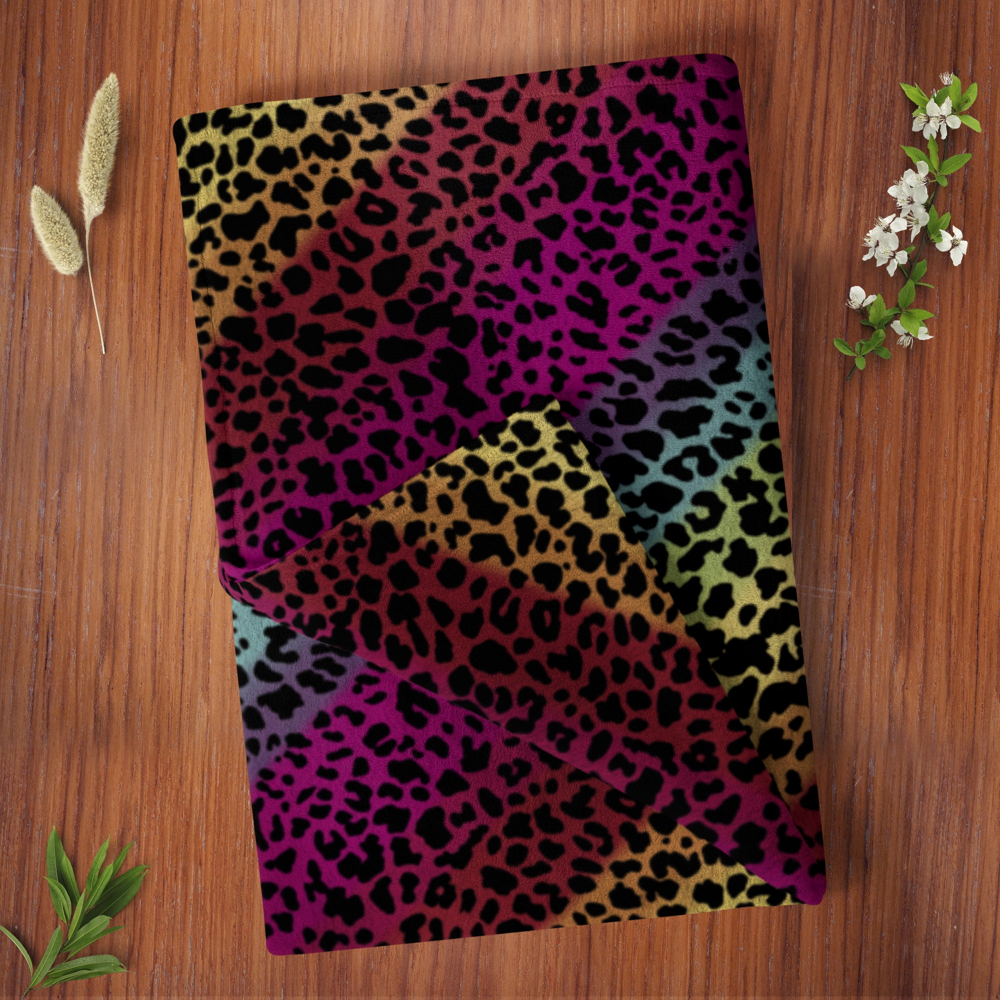 Mainstays 1.5 Yards 100% Polyester Heavenly Plush Leopard, Multi, 60 Wide for Crafts