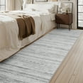 thumbnail image 2 of VUNATE 2'x10' Boho Runner Rug Machine Washable Rug Modern Moroccan Soft Carpet Neutral Geometric Distressed Non-Slip Rubber Backing Hallway Runner Rug for Kitchen Entryway Bedroom Laundry Room, 2 of 6