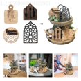 thumbnail image 4 of Wooden Ramadan Decoration Set Islamic Eid Mubarak Table Decor Hanging Ornaments for Iftar Eid Celebration, 4 of 6
