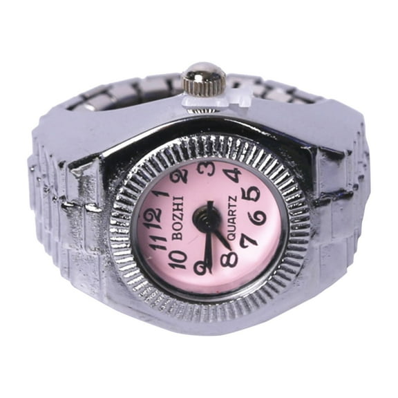 Rings for Women Vintage Ring Watch Round Fashion Roman Numerals Finger Watch