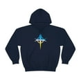 thumbnail image 2 of Blue/Yellow Cross Hoodie, 2 of 9