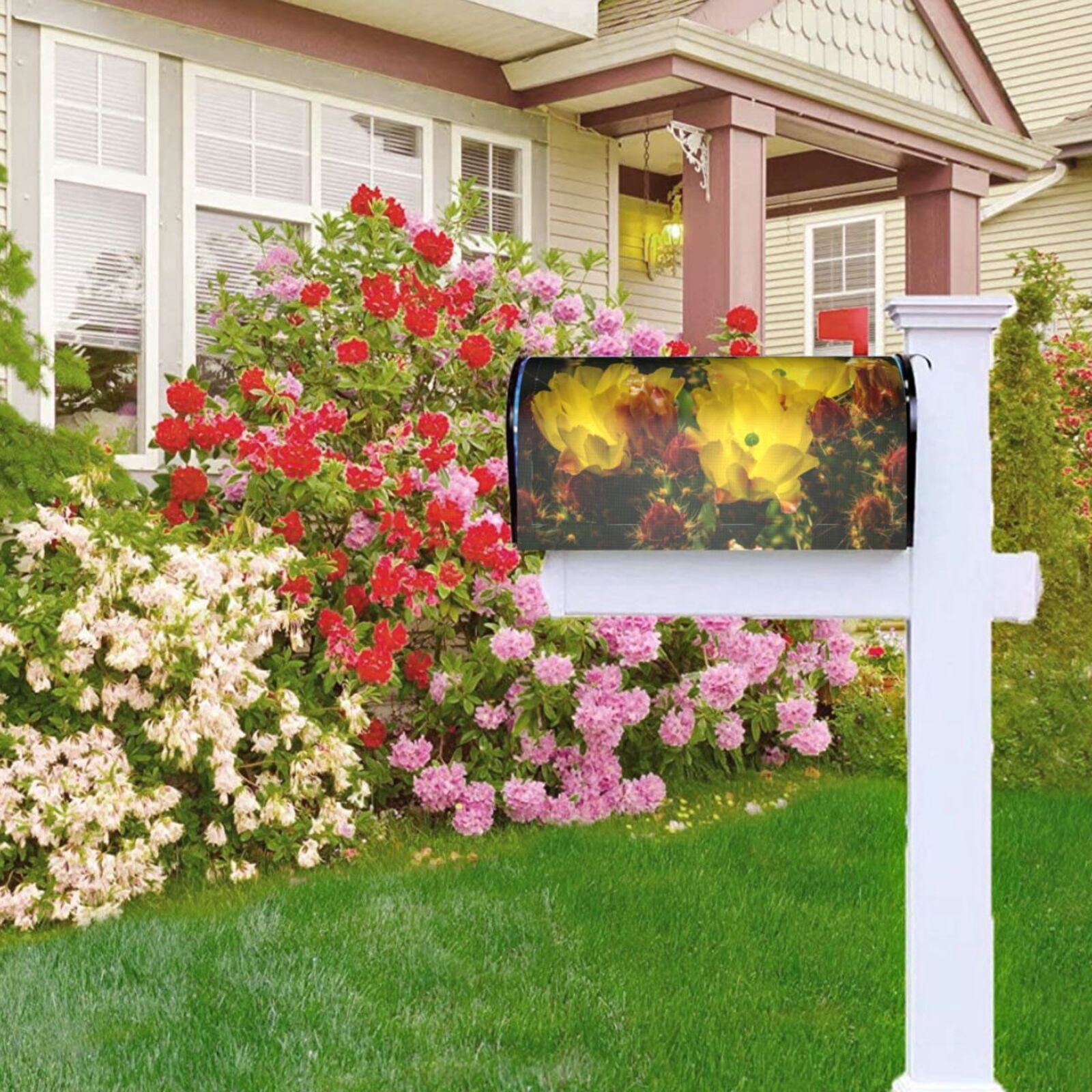 Kdxio Magnetic Mailbox Cover 21x18 in Mailbox Cover Outdoor Decoration Holiday Mailbox Covers for Home Garden Yard-21x18 in