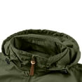thumbnail image 4 of Brondbend Hiking Jacket Men Men's Solid Color Long Sleeved Hooded Workwear Detachable Hat Jacket Plus Size Fall Winter Outdoor Mountaineering,Army Green, 4 of 7