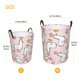 thumbnail image 3 of Balery Goose Queen Cesta de ropa redonda con asas, impermeable, independiente, para ropa, juguetes, dormitorio y familia-Small, 3 of 6