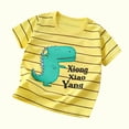 thumbnail image 4 of Mgmyaa Unisex Baby Printed Short Sleeve Crew Neck Cotton T-Shirt Top for Kids Ages 6 Months-6 Years, 4 of 9