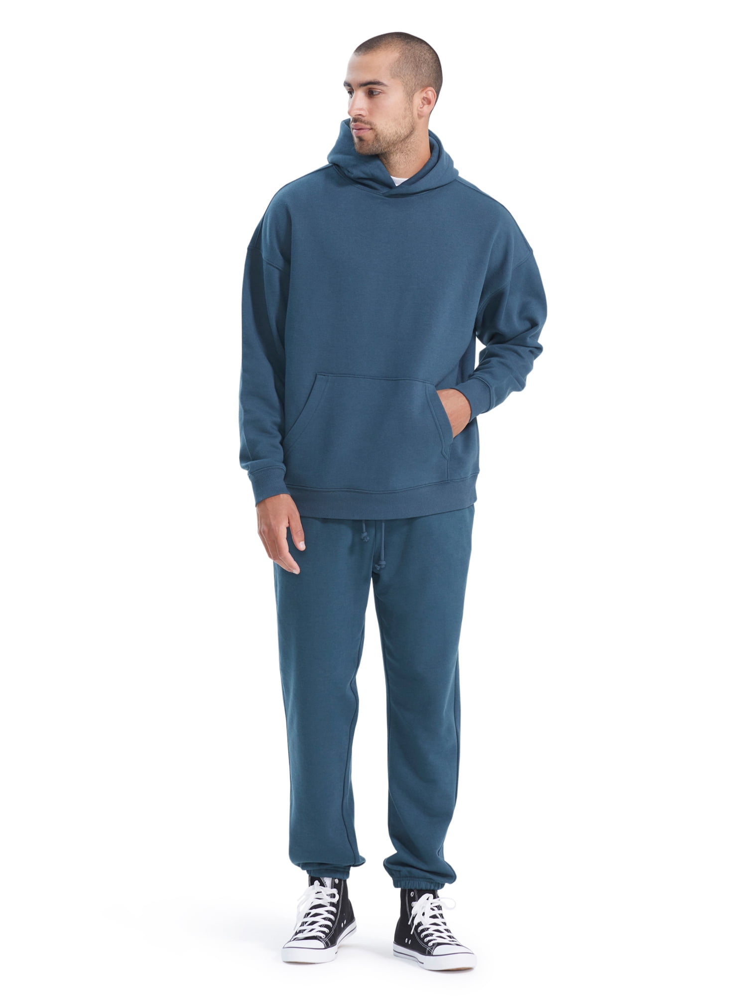 No Boundaries All Gender Oversize Hoodie Sweatshirt, Men's Sizes XS - 3XL