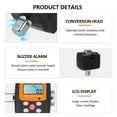 thumbnail image 6 of Digital Torque Meter Set - ENGC-340 - 1/2'' Drive - High Accuracy - Sound Light Alarm - 4 Torque Units - Backlit Display - Ideal for Automotive, Bike, Bicycle, Motorcycle - Walmart Compliant, 6 of 7