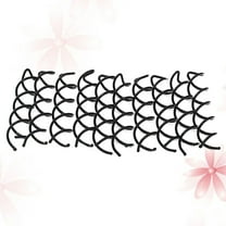 10 Pcs Bun Maker for Hair Spiral Pins Women Clips Bobby Miss Black