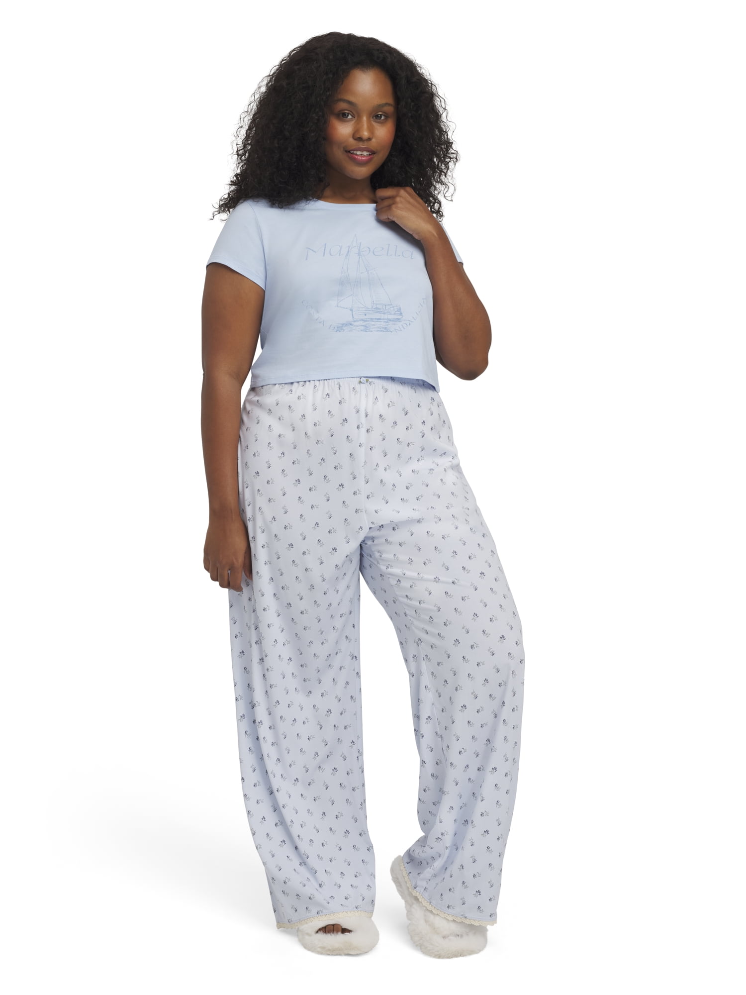 Mills by Millie Bobby Brown Women's Sleep Stretch Jersey T-Shirt, Sizes XS-XXXL