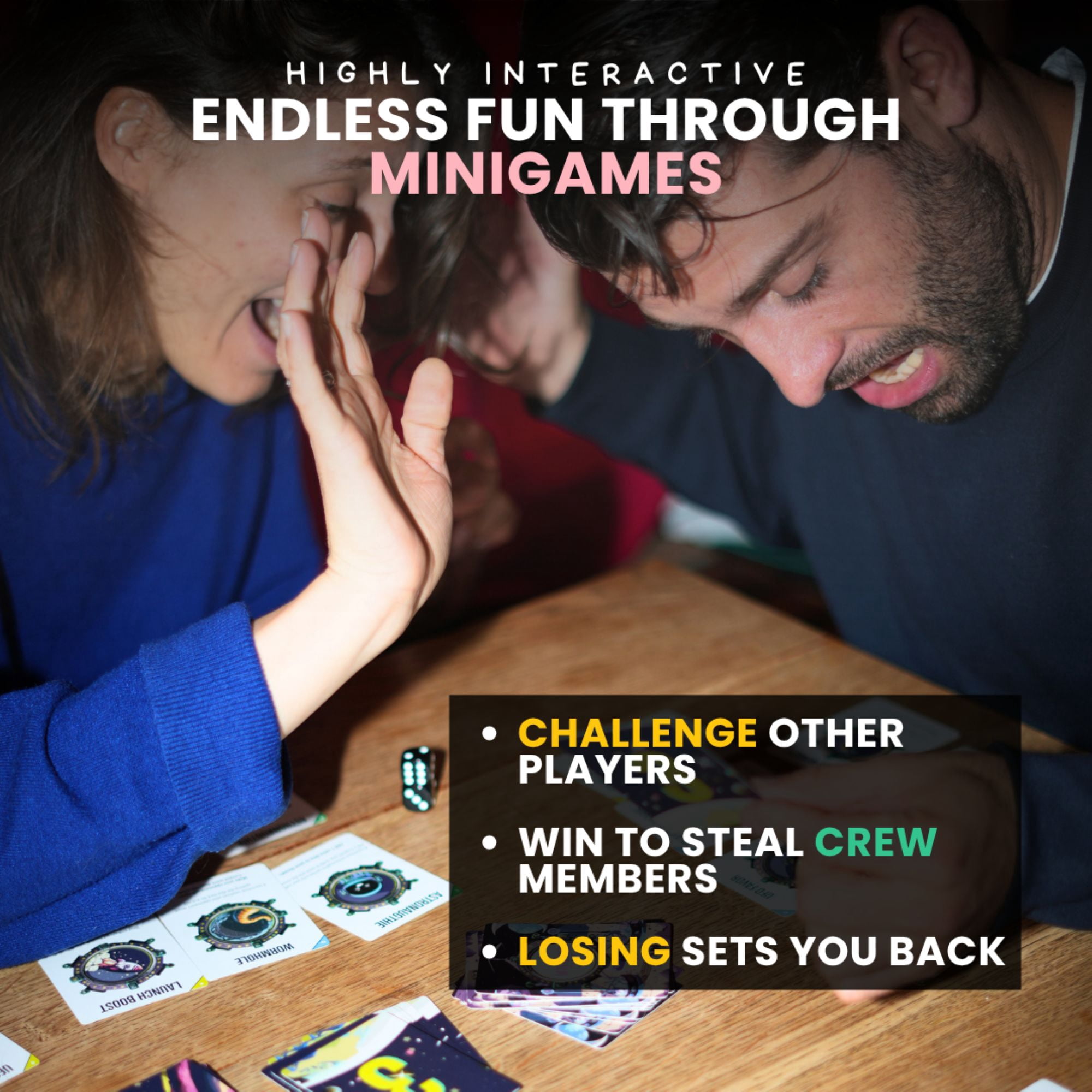 Astronaughties: Family Dice Game for Ages 7+, Exciting Space Adventure from Asmodee