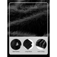 thumbnail image 5 of Sundazz Women's Winter Faux Fur Coats Cropped Fuzzy Jacket Warm Open Front Outerwear Fashion Clothing, 5 of 9
