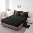 thumbnail image 5 of jejeloiu Teens Video Game 7-Piece Bedding Comforter Set,Boys Gamepad Console King Bedding Sets,Orange Black Grid Bed Sheets For Kids,Microfiber Bedroom Decor Reversible, 5 of 8