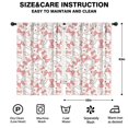 thumbnail image 2 of Blackout Kids Curtains,Pink Baseballs with Bows Pattern Childrens Insulated Curtains Set Of 2,Bedroom Essentials,Toddler Room Decor 42"x63", 2 of 5