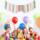 thumbnail image 2 of KAKOWELY Banner de silla alta para cumpleaños de bebé, decoración para fiesta de primer cumpleaños, banner de fiesta, 2 of 5