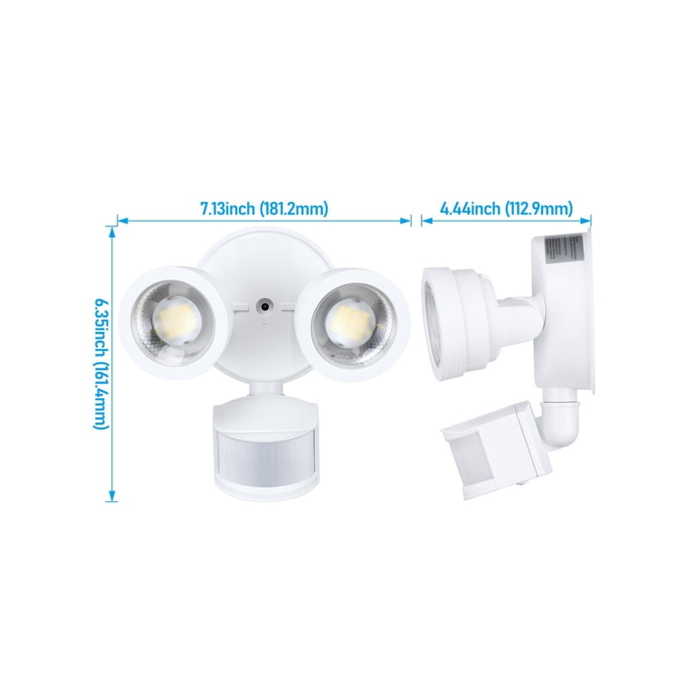 Leonlite 25W LED Dual-Head Motion Sensor Security Light photo 7