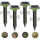 thumbnail image 1 of 4pcs Mole Repellents Ultrasonic Mole and Gopher Repellent Voles for Moles Solar Mole Repellent Snakes Ultrasonic Snake Repellent, 1 of 3