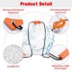 thumbnail image 5 of 2 piezas de bolsa de cordón transparente de PVC, mochila con cordón impermeable, bolsa de almuerzo transparente, mochila pequeña transparente para estadios y eventos deportivos, 5 of 6