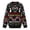 Black-A, variant on FRSASU Women's Christmas Sweaters Snowflake Reindeer Long Sleeve Crewneck Oversized Sweater Xmas Knitted Pullover Tops Red-F