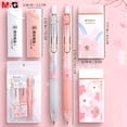 thumbnail image 1 of M&G Ensemble de Crayons Automatiques 0,5 mm Fleur de Cerisier Pas Facile à Casser Plomb Stylo Automatique HB Cœur Bas Ensemble de Crayons d'Activité Crayon Automatique, 1 of 5