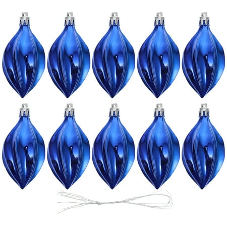 

2 Sets of Christmas Blue Rugger Pendant Christmas Tree Decor Pendant Decor