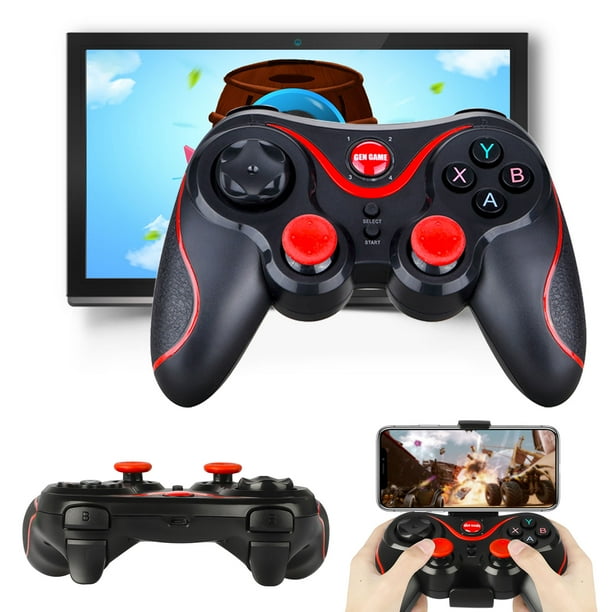 Mobile Game Controller Gamepad With Clip Tsv Wireless Bluetooth Gamepad Controller Fit For Pc Iphone Samsung Phone Game Mobile Gamepad Joystick Built In Rechargeable Battery Walmart Com Walmart Com