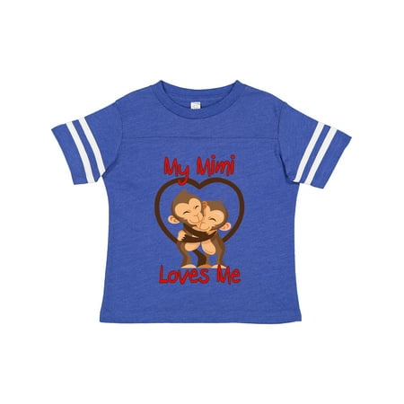 

Inktastic My Mimi Loves Me Monkey Gift Toddler Boy or Toddler Girl T-Shirt