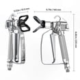 thumbnail image 2 of Professional Airless Paint Sprayer with 5 Nozzles for Versatile Painting Projects Up to 3600 PSI, 2 of 5