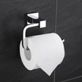 thumbnail image 3 of Porte-papier Hygiénique Mural Adhésif Porte-Rouleau de Toilette en Acier Inoxydable, 3 of 5