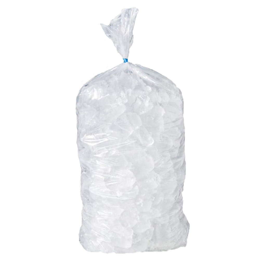 Pack of 250 Ice Bags with Twist Ties 18 x 4 x 36. Capacity 50 lbs