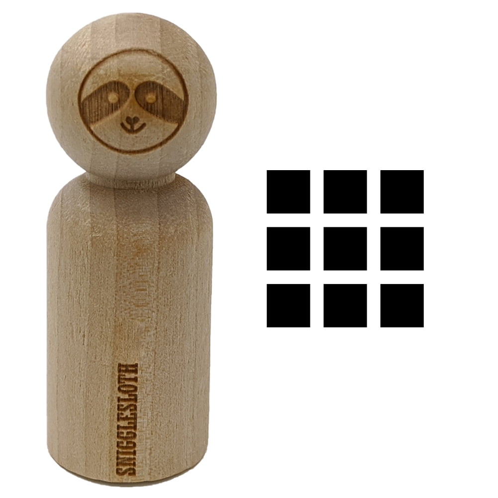 Squares Grid Rubber Stamp for Scrapbooking Crafting Stamping Small 3/