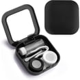 thumbnail image 1 of Contact Lens Cases with Mirror Contact Lens Holder Mini Box Container Portable Contact Lens Soaking Case with L and R Caps for Travel (Black), 1 of 7