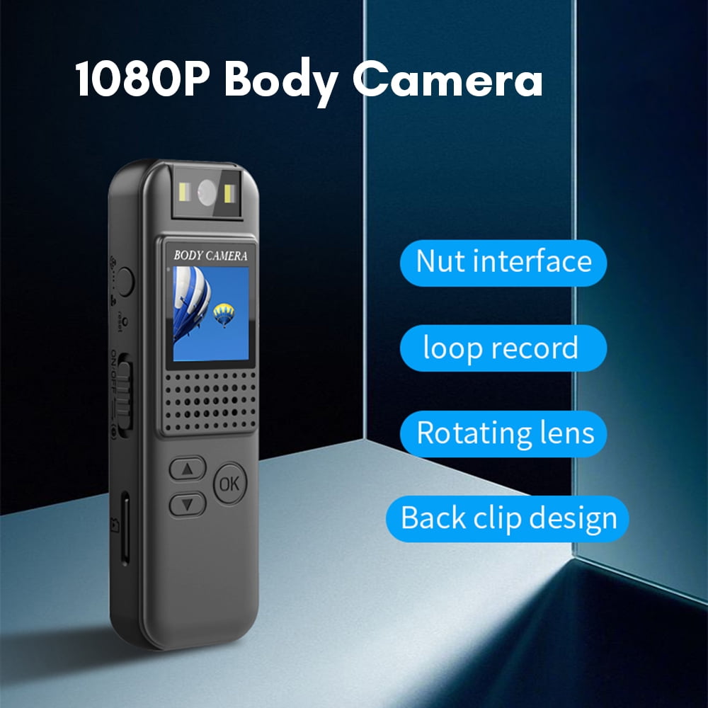 Use una cámara Corporal de 1080p Con Audio y Grabación de Video Cam ...