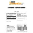 thumbnail image 6 of BulkSupplements Organic Sunflower Lecithin Powder, 2.4g Per Serving - 500 Grams (1.1 lbs) - 208 Servings, 6 of 6