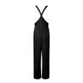 thumbnail image 6 of Clearance!NMMUED Overalls for Women Loose Fit, Baggy Overalls for Women, Jumpsuits for Women Casual, Wide Leg Jumpsuits for Women, Rompers for Women 2025, Black S, 6 of 7