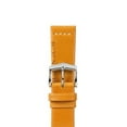 thumbnail image 2 of HIRSCH Earth Leather Watch Strap with Stainless Steel buckle - Honey - Adjustable Length - 24mm, 2 of 9