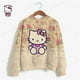 thumbnail image 2 of Sudadera con capucha y estampado de Hello Kitty para mujer, jersey de manga larga a la moda, estilo Harajuku, Tops informales, gran oferta, 2023, 2 of 4