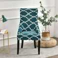 thumbnail image 2 of Stretch wingback Side Chair slipcover Printed, armless wingback Chair Cover with Elastic Bottom Sloping Armchair Covers Removable Washable Armchair Covers-AH-1 Pcs, 2 of 8