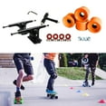thumbnail image 4 of jinwen Support de Pont pour Camions de Planche à Roulettes 7 Pieds', Roulements ABEC-11, Pièce de Roues, Résistant à l'Usure, Orange, 4 of 9