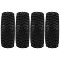 thumbnail image 2 of 4 Uds 1/10 coche de Control remoto cubo de rueda de aleación de 1,9 pulgadas y neumáticos de goma de 115mm accesorio RC negro, 2 of 9