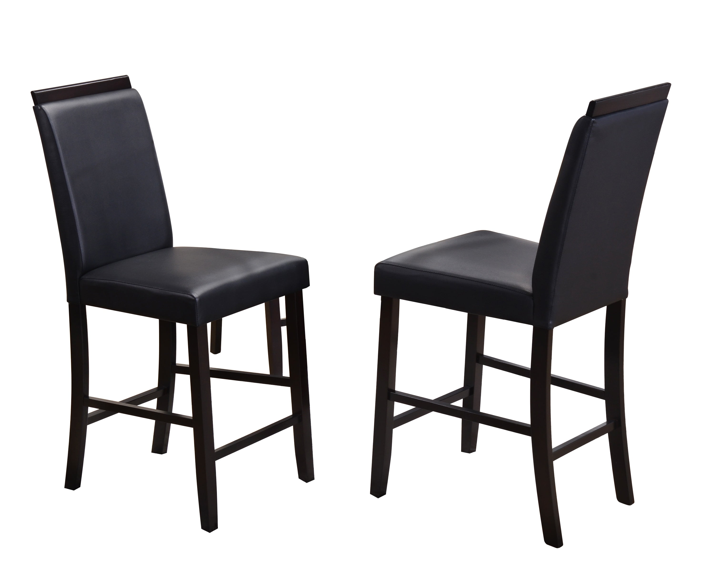 black leather kitchen bar stools