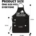 thumbnail image 2 of sidao Funny Kitchen Apron for Women, Baking Cooking BBQ Chef Apron with 2 Pockets, Birthday Mothers Day Housewarming Gifts Ideas for Wife Mom Grandma, 2 of 6