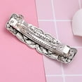 thumbnail image 5 of 2pcs Women Retro Style Large Hair Clip Handmade Metal Barrette, 5 of 9