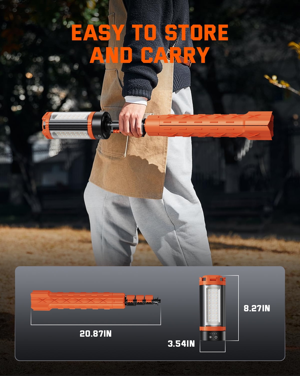 Lnow LED Camping Light Fishing Light with 8 Light Modes & USB Rechargeable Foldable Working Lantern for Camping, Hiking, Emergency, Hurricane, Outages