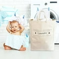 thumbnail image 2 of Heavy Duty Natural Cotton Canvas Laundry Bags (Small, Natural), 2 of 9