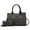 Charcoal, variant on MKF Collection Women's Davina Faux Leather Tote Bag and Wallet Set, 2-Piece, Wine