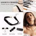 thumbnail image 5 of 12 Collar De Gargantilla Ribbon Choker Combinadas, 5 of 5