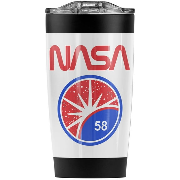 Nasa Stars Stainless Steel Tumbler 20 oz Coffee Travel Mug/Cup, Vacuum Insulated & Double Wall with Leakproof Sliding Lid | Great for Hot Drinks and Cold Beverages